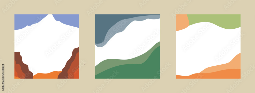 square banner template for social media posts, mobile apps, banners design, web or internet ads. Trendy abstract square template with colorful concept square banner template for social media posts, mobile apps, banners design, web or internet ads. Trendy abstract square template with colorful concept