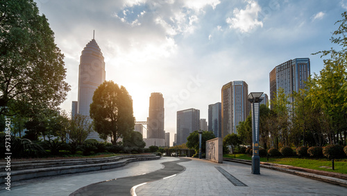 Modern Building, Central Business District, Shaoxing Diyang Lake photo