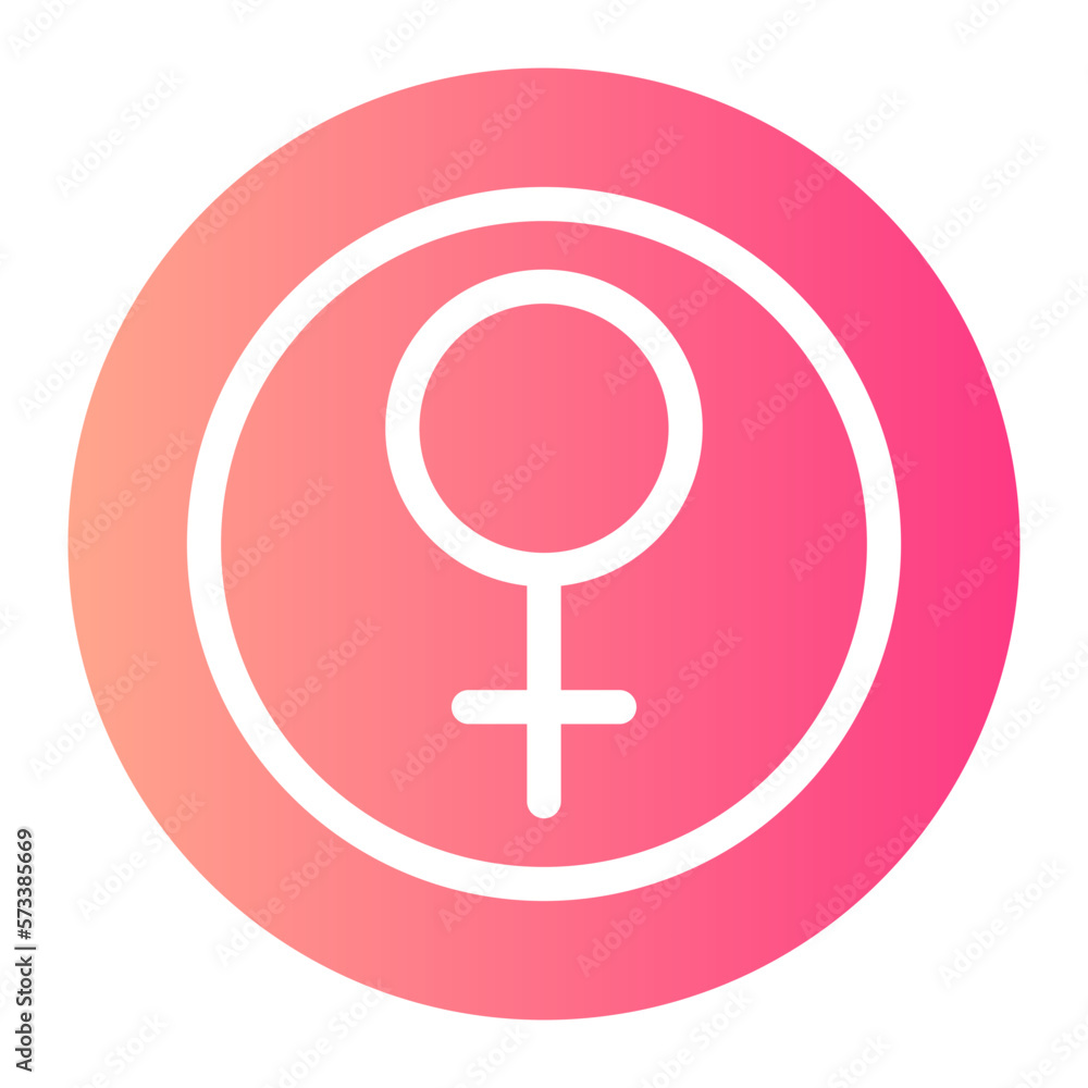 womens day gradient icon womens day gradient icon