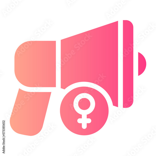 speech gradient icon