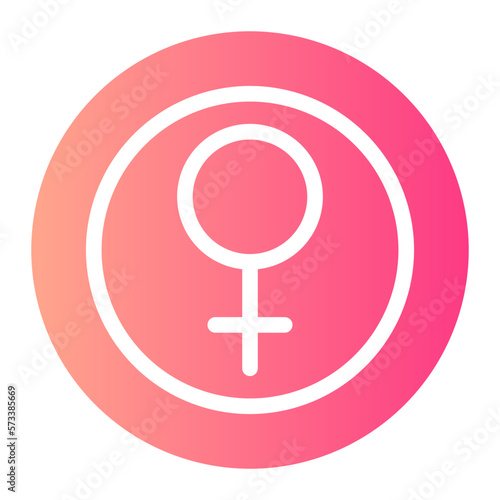 womens day gradient icon