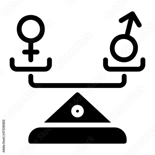 equality glyph icon
