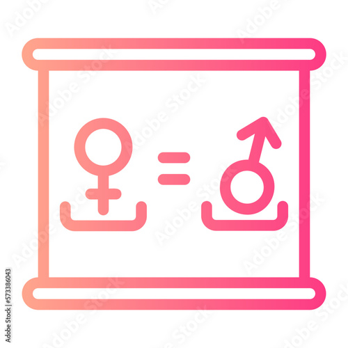 equality gradient icon