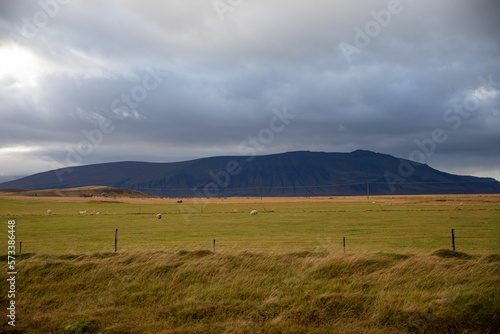 Iceland. landscape with mountains and clouds © Iri.Andrie