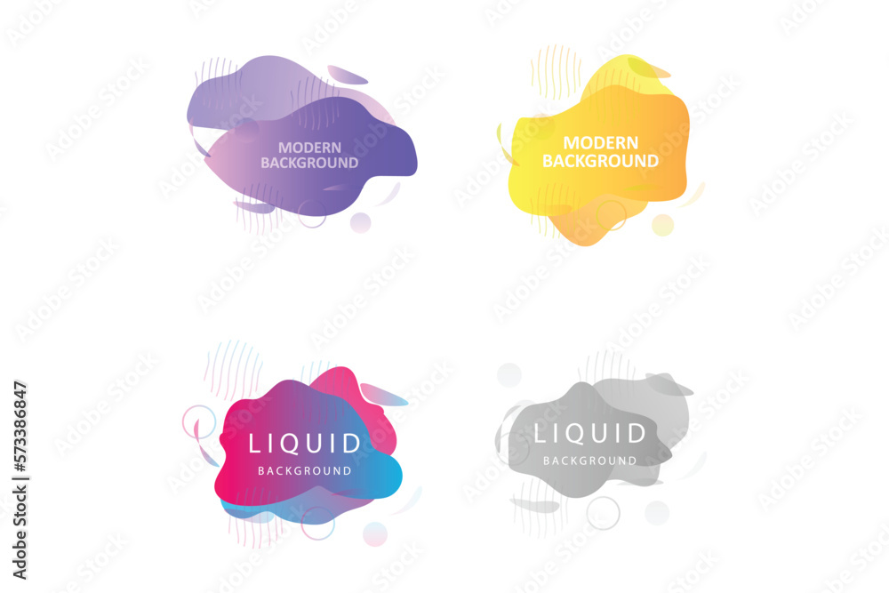 Modern Background Design, Vector Background Gradient, Brochure Template, Sticker, Banner