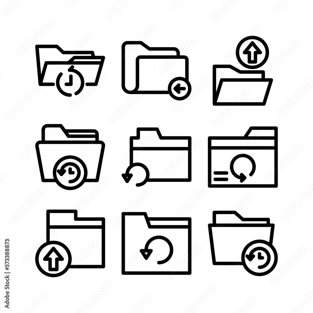 folder backup icon or logo isolated sign symbol vector illustration - high quality black style vector icons
folder backup icon or logo isolated sign symbol vector illustration - high quality black style vector icons