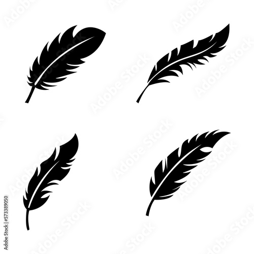 feather icons set. vector feather icon illustration on white background..eps