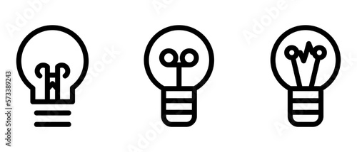 idea icon or logo isolated sign symbol vector illustration - high quality black style vector icons 