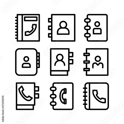 telephone book icon or logo isolated sign symbol vector illustration - high quality black style vector icons
