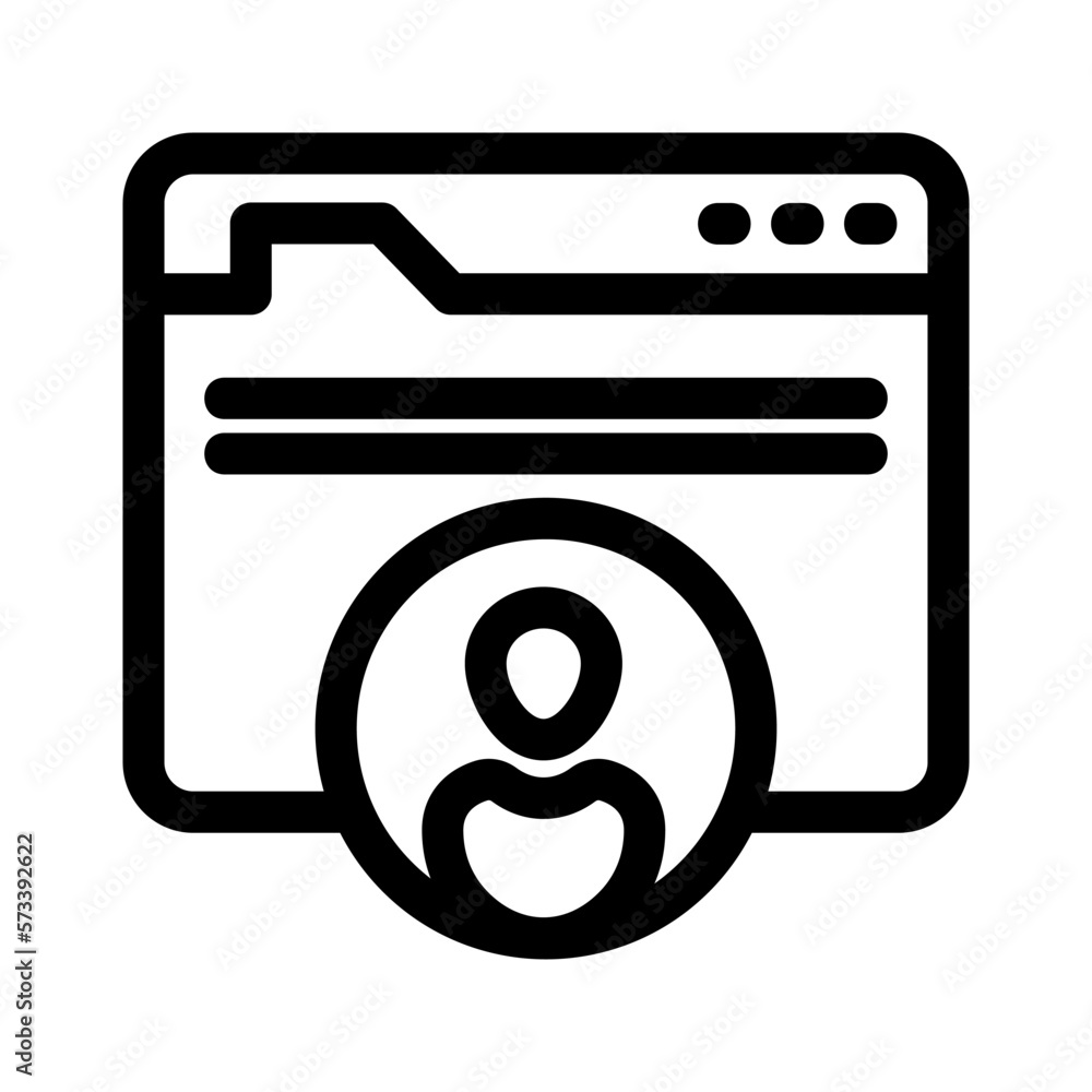 web account icon or logo isolated sign symbol vector illustration - high quality black style vector icons
web account icon or logo isolated sign symbol vector illustration - high quality black style vector icons