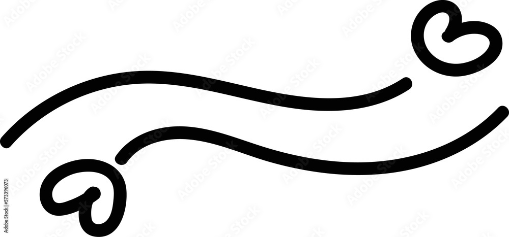 Valentine heart element doodle Valentine heart element doodle