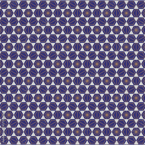 日本風伝統模様背景☆うろこ☆