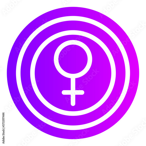 womens day gradient icon