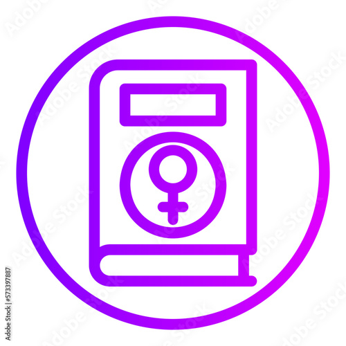 book gradient icon