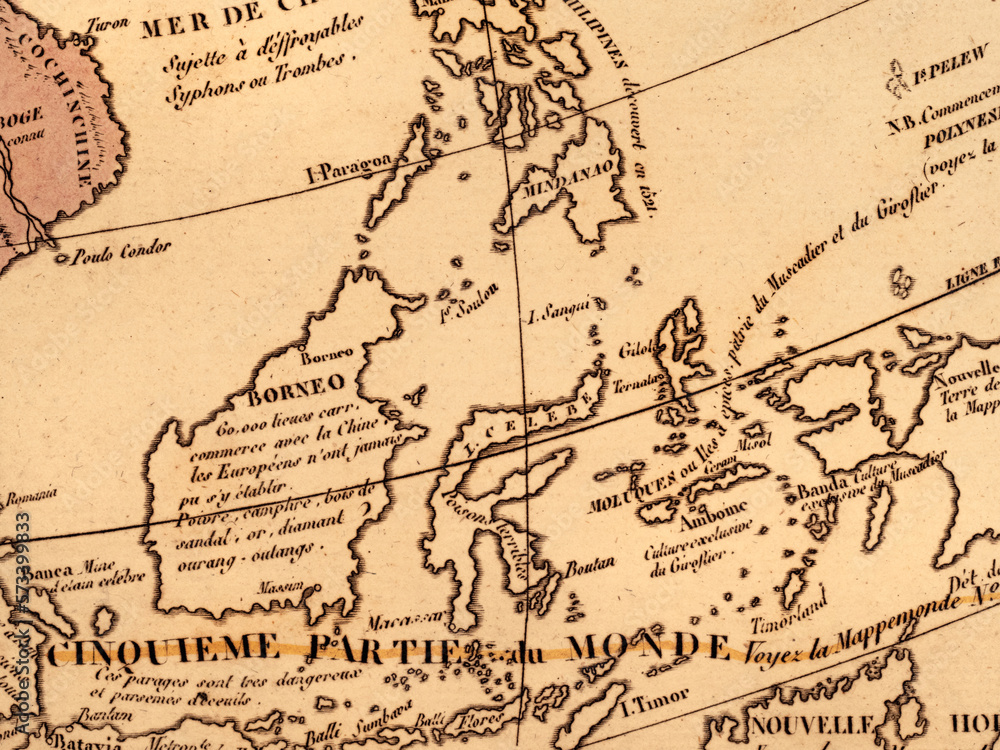古地図　東南アジア