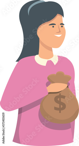 Meeting money lobbyist icon cartoon vector. Business politician. Refuse lobby