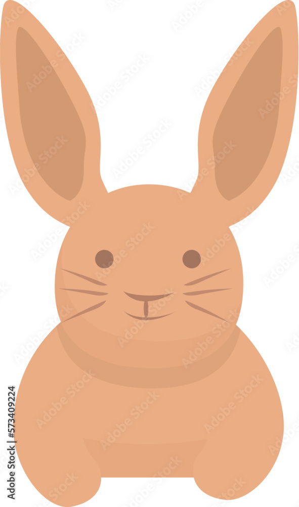 Face rabbit icon cartoon vector. Pet animal. Hare mammal Face rabbit icon cartoon vector. Pet animal. Hare mammal
