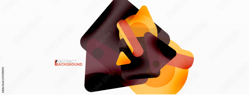 Line, triangle, square and circle primitive composition. Vector geometric minimal abstract background for wallpaper, banner, background, landing page Line, triangle, square and circle primitive composition. Vector geometric minimal abstract background for wallpaper, banner, background, landing page