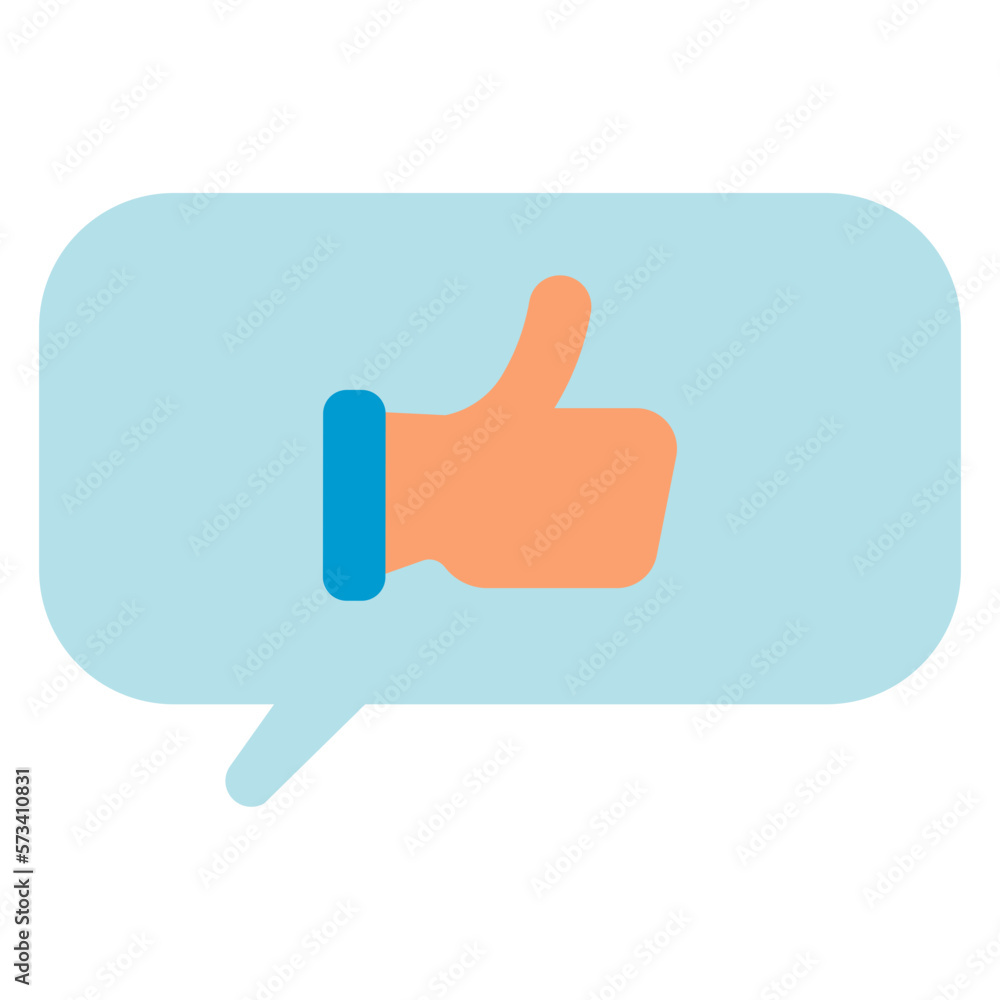 like feedback flat icon like feedback flat icon