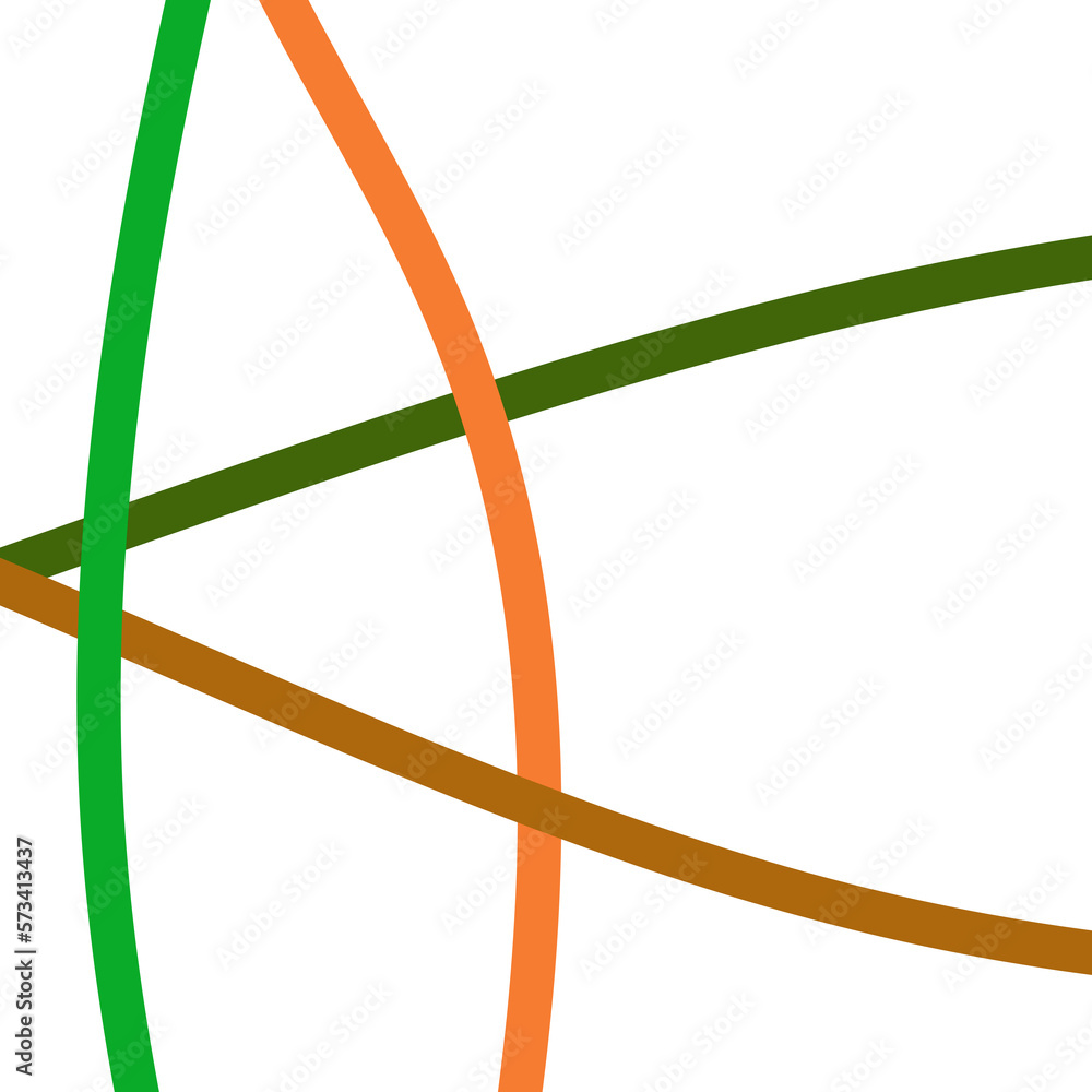 Orange Green Lines Grid Transparent 