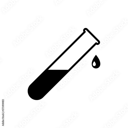 Chemistry science laboratory outline vector icon. Pharmacy and chemistry, education and science elements and equipment	