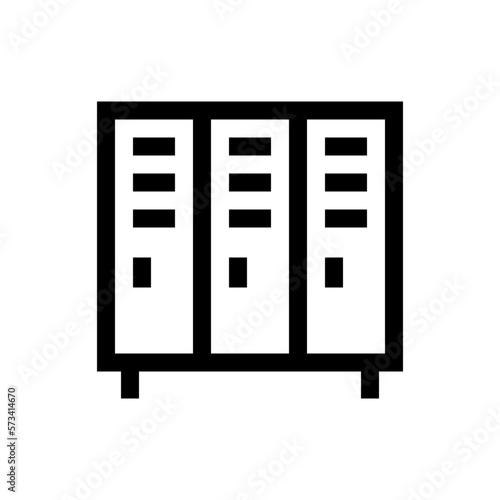 locker line icon