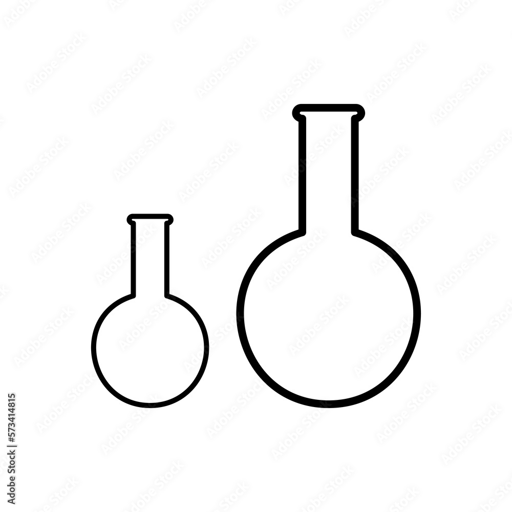 Chemistry science laboratory outline vector icon. Pharmacy and chemistry, education and science elements and equipment Chemistry science laboratory outline vector icon. Pharmacy and chemistry, education and science elements and equipment