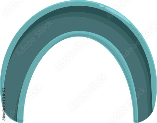 Boxing mouthguard icon cartoon vector. Dental guard. Teeth sport