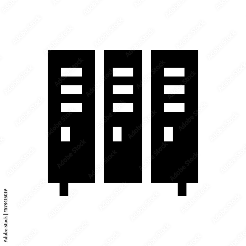 locker glyph icon locker glyph icon