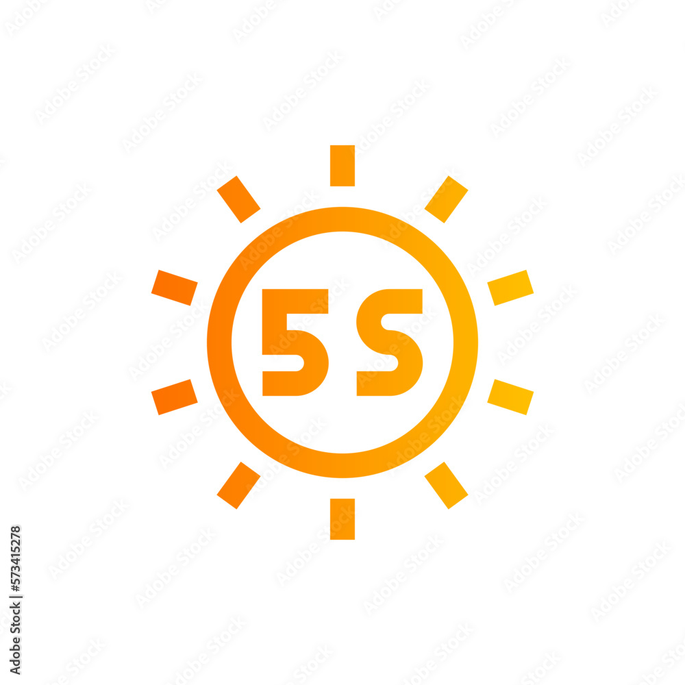 5s gradient icon 5s gradient icon