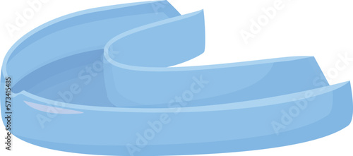 Helmet mouthguard icon cartoon vector. Dental sport. Storage care