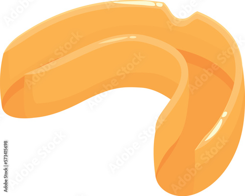 Bruxism mouthguard icon cartoon vector. Guard teeth. Boxing care