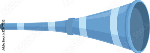 Lined vuvuzela icon cartoon vector. Soccer horn. Fan trumpet