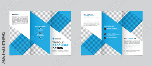 Corporate brochure design, brochure template, creative tri-fold, trend brochure © mostafizur9334