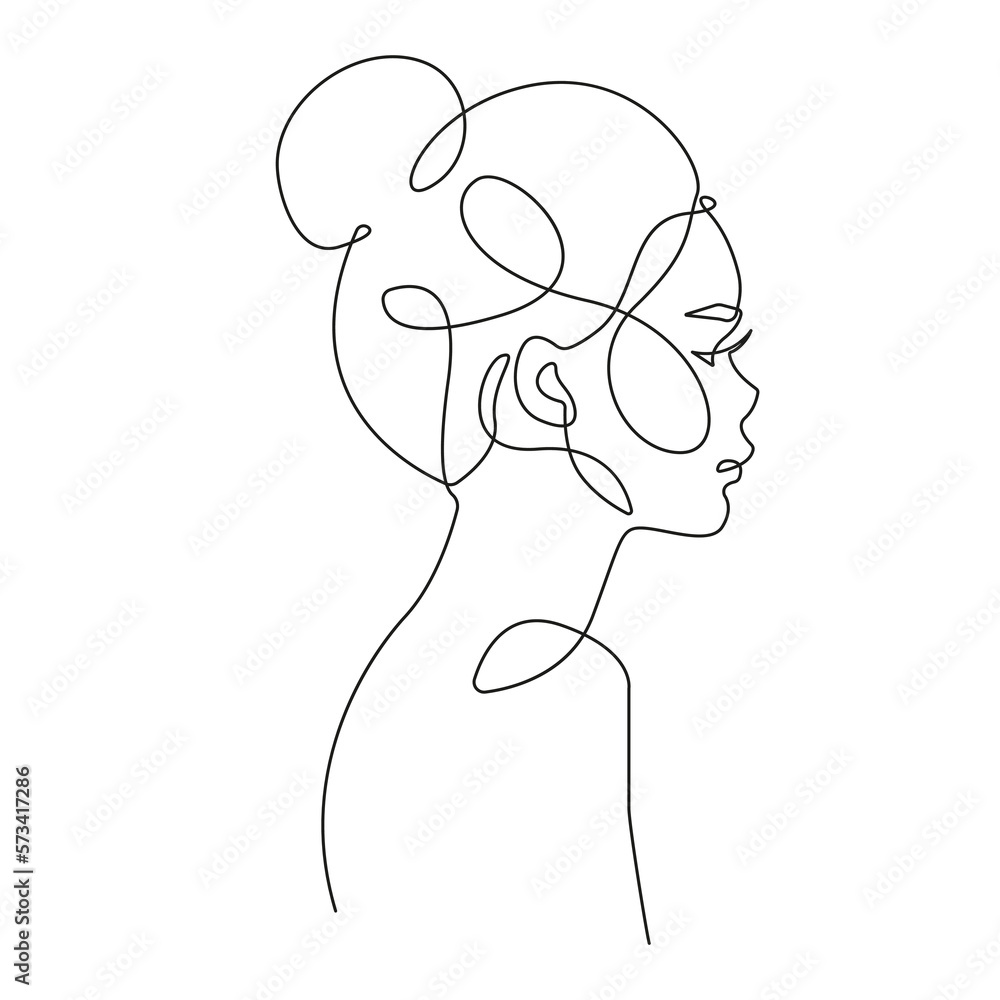 Woman Abstract Face One Line Drawing. Female Beauty Profile Minimalist Drawing. Abstract Woman Line Art Modern Minimal Drawing Trendy Illustration Continuous Line Art. Beauty Minimal Logo. Vector Woman Abstract Face One Line Drawing. Female Beauty Profile Minimalist Drawing. Abstract Woman Line Art Modern Minimal Drawing Trendy Illustration Continuous Line Art. Beauty Minimal Logo. Vector