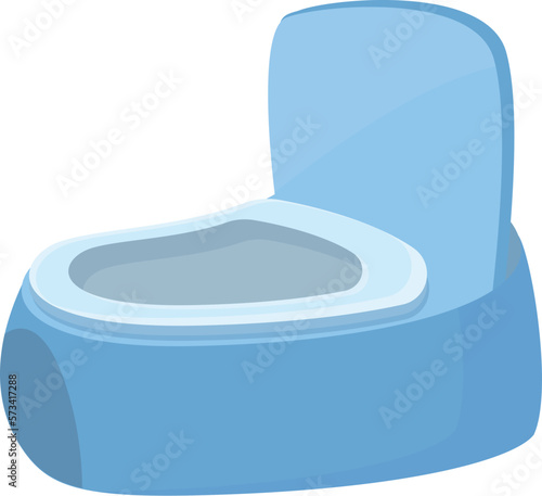 Potty icon cartoon vector. Baby toilet. Kid lavatory