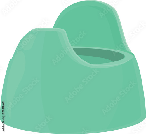 Baby wc icon cartoon vector. Child potty. Kid training