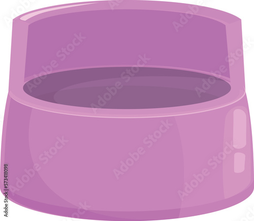 Bowl wc icon cartoon vector. Baby toilet. Child potty