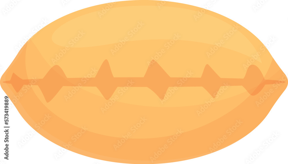 Rice dumpling icon cartoon vector. Meat food. Asian pork Rice dumpling icon cartoon vector. Meat food. Asian pork