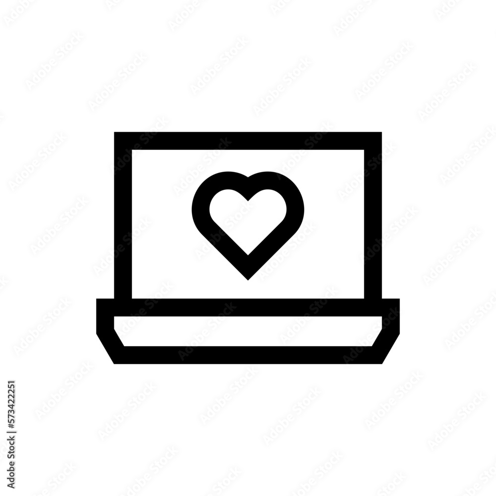 laptop line icon laptop line icon