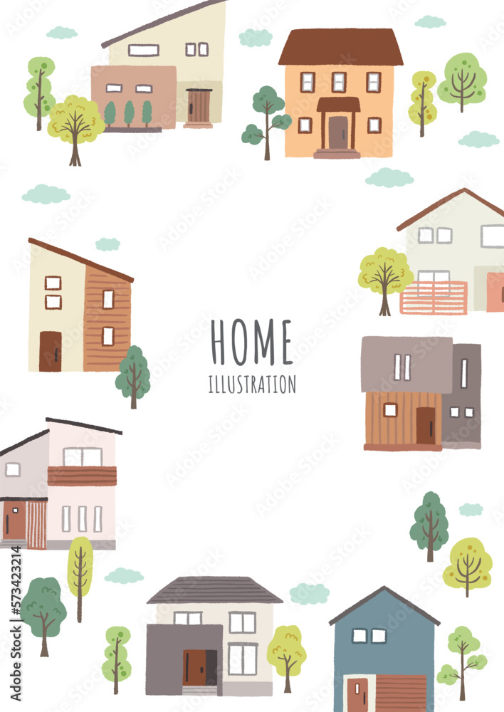 家　住宅のイラスト