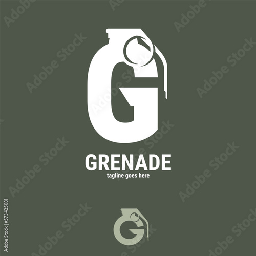 G letter based Grenade symbol