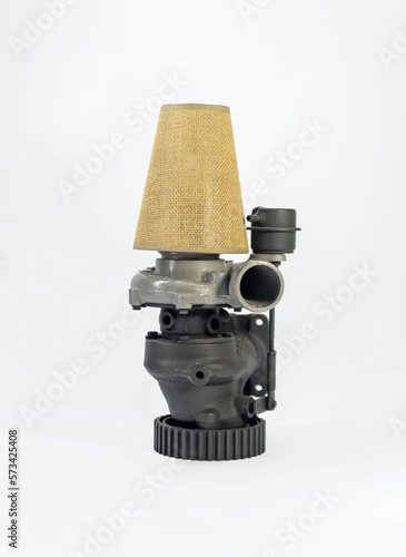 Obraz na płótnie Original lamp on a white background. w salonie