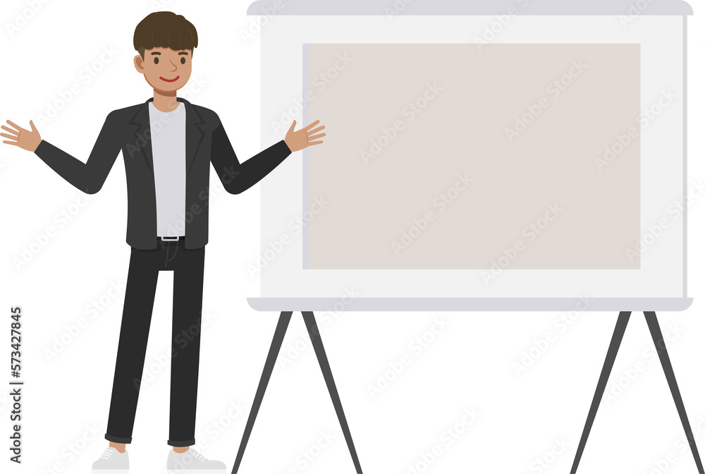 Office man wear black suit character design. Presentation in various action with emotions, running, standing and walking. Office man wear black suit character design. Presentation in various action with emotions, running, standing and walking.