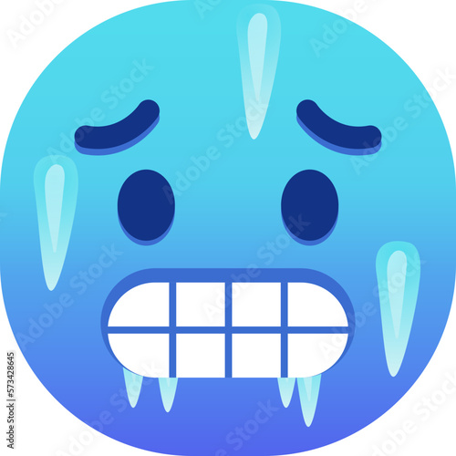 cold face emoji