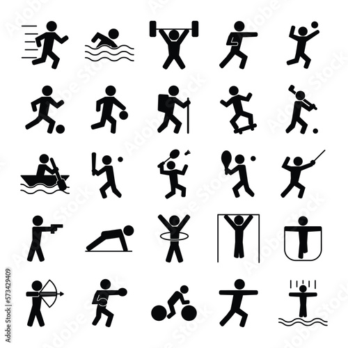 set of icons about sports