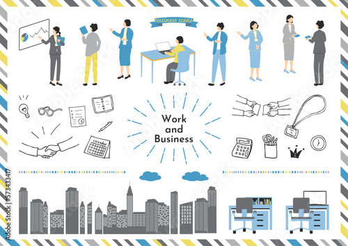 ビジネスシーン素材集