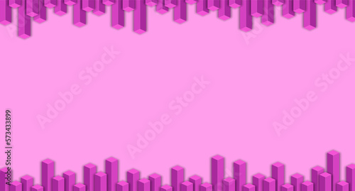 Abstract pink background with blank field and geometric constructions. Backdrop for postcards and banners  for business and posters  websites and covers  vector illustration for graphic design