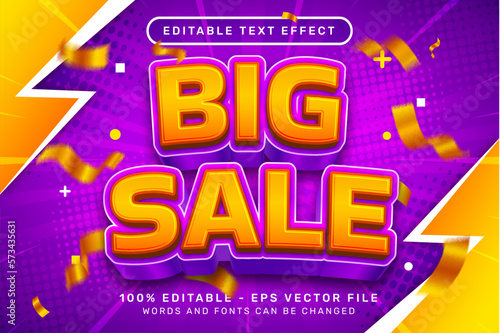big sale 3d text effect and editable text effect
