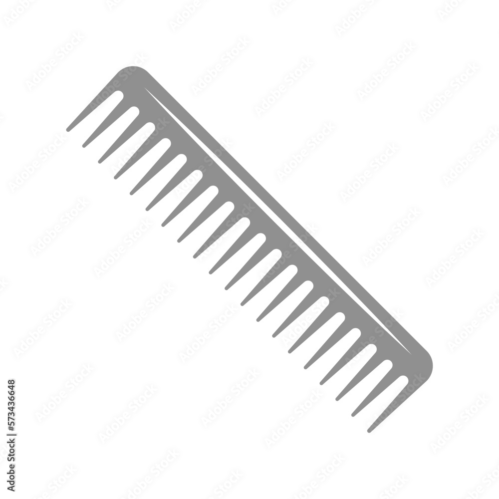 Comb hair logo icon design